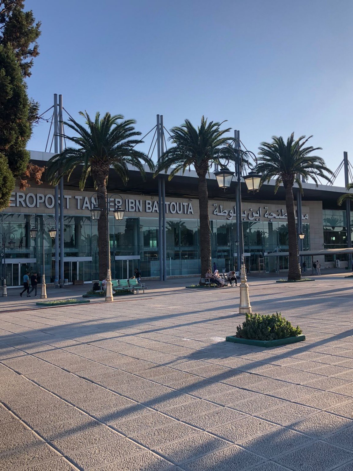 Exterior of Tangier Ibn Battouta Airport terminal